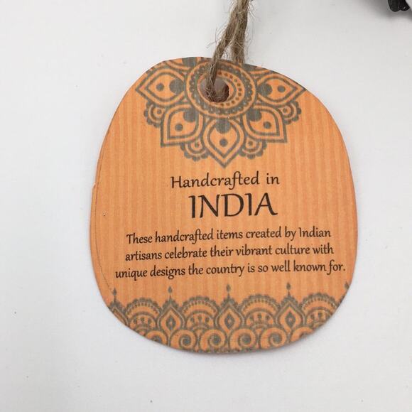 Handcraft in India silver metal cattle bell large - Picture 2 of 8